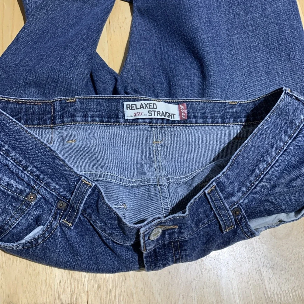 Levi's 559 Jeans 38x30 ‎ Men's Relaxed Straight Fit Blue 100% Cotton